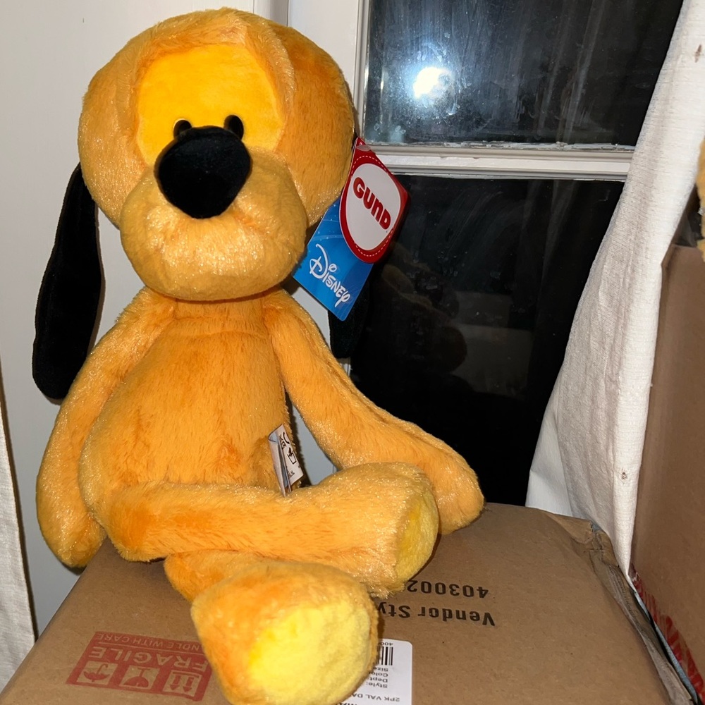 Gund Disney Official 15” Pluto Toothpick Plush